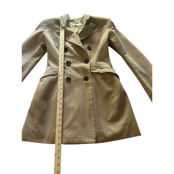 House of CB London Beige Double Breasted Coat Size Small - Picture 4 of 16